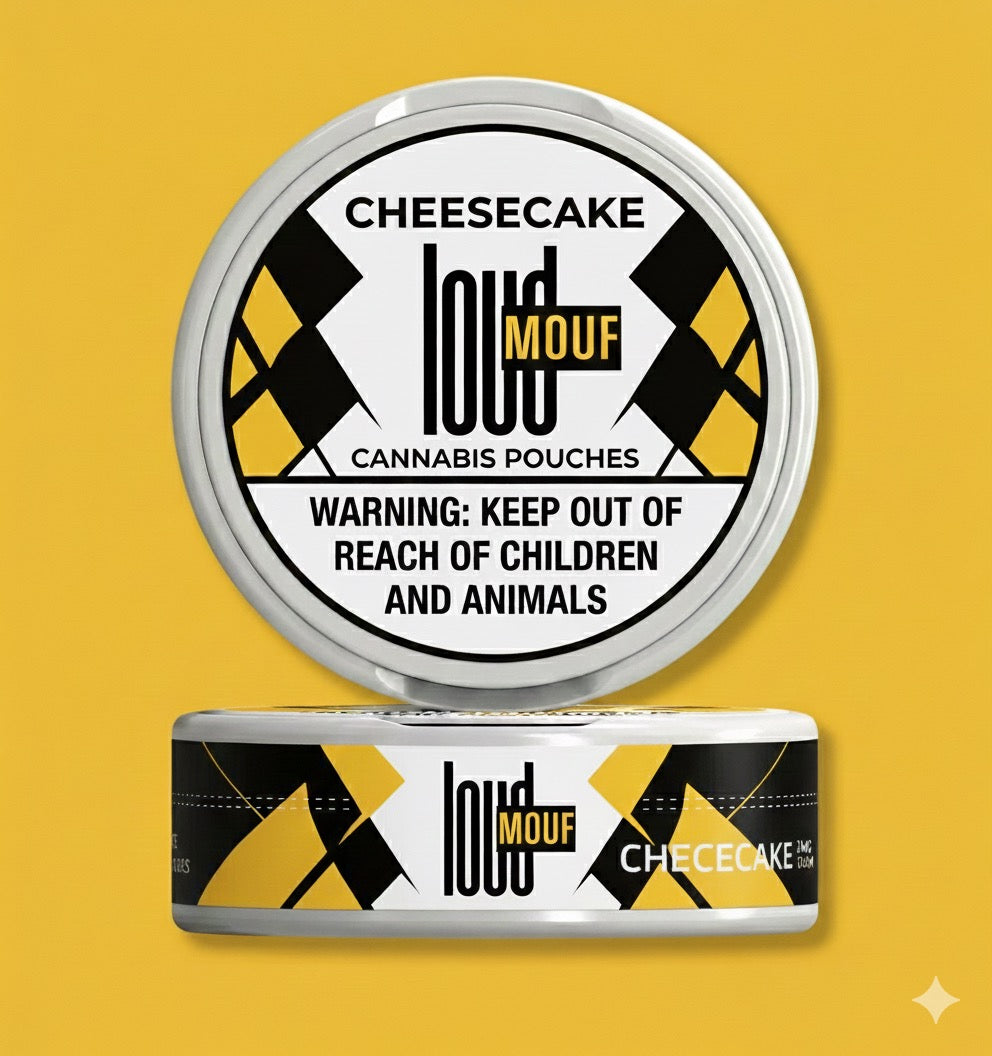 LOUDMOUF™ Creamy Cheesecake – Premium Cannabis Pouches (20s)
