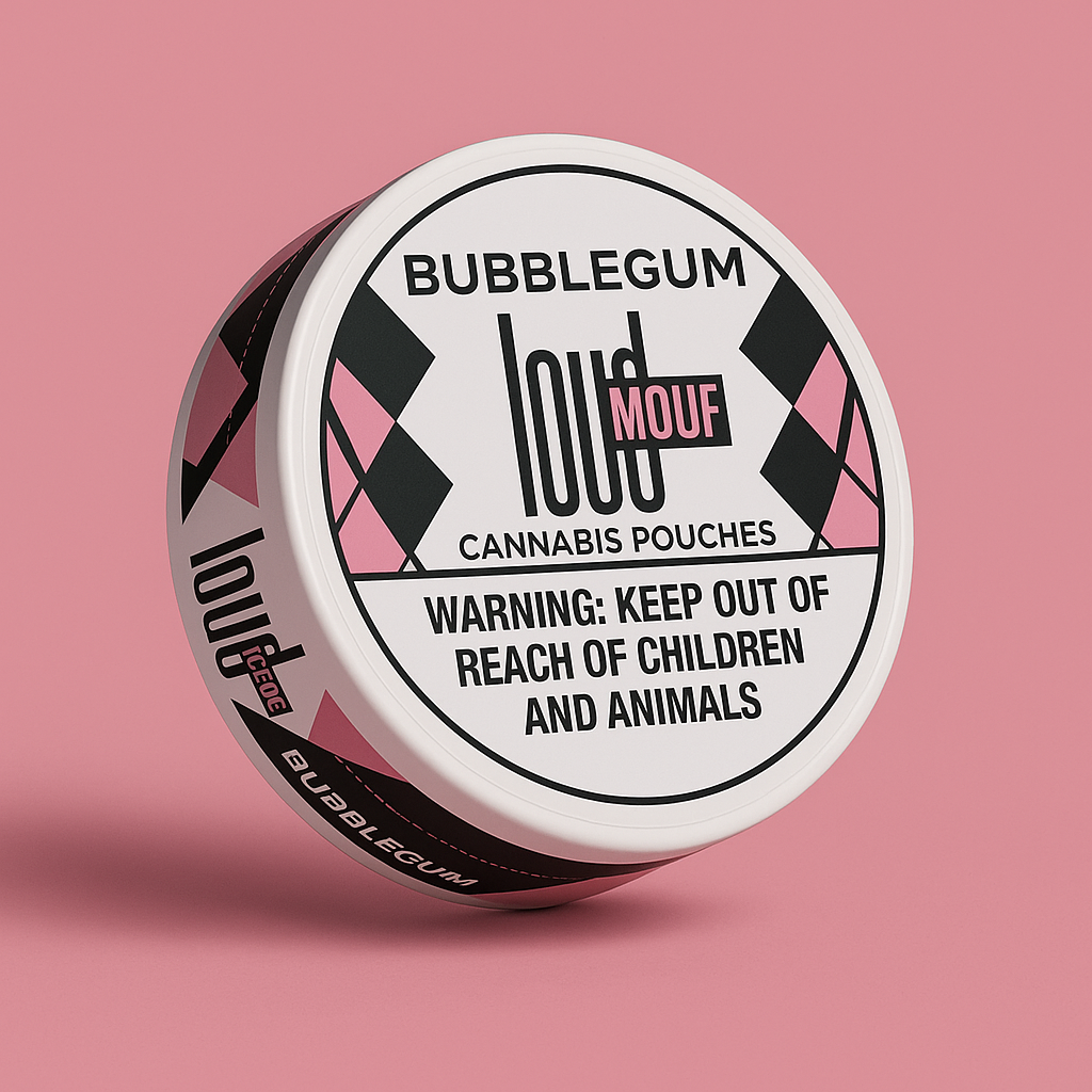 LOUDMOUF™ Bubblegum Pop – Premium Cannabis Pouches (20s)