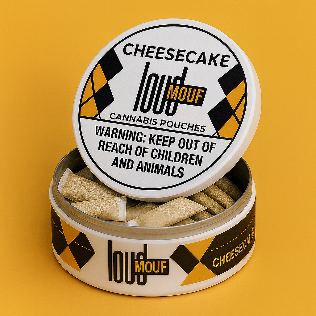 LOUDMOUF™ Creamy Cheesecake – Premium Cannabis Pouches (20s)